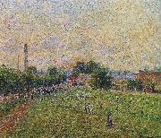 Camille Pissarro Grassland painting